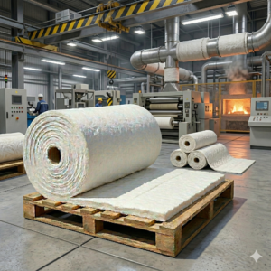 La colcha de fibra cerámica Kaowool Blanket 1260°C es un aislante térmico ligero y flexible para altas temperaturas. Fabricada por Morgan Thermal Ceramics, ofrece baja conductividad térmica, fácil instalación y alta eficiencia energética en aplicaciones industriales.